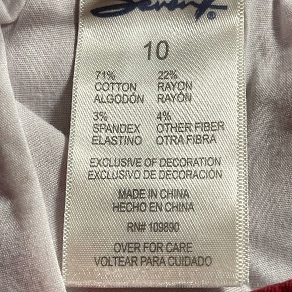 Seven7 size 10 bright red high rise skinny booty shaper jeans like new condition - Picture 10 of 13